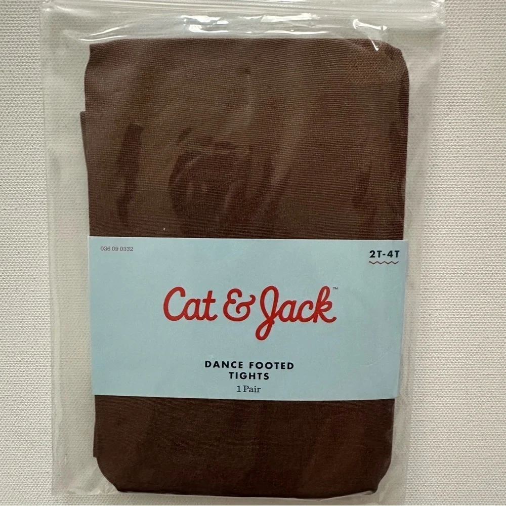 Cat & Jack Dance Footed Tights Size 2T-4T